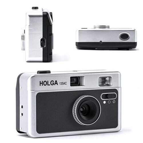 Holga 135AC Film Camera 35mm Plastic Retro Film Automatic Winding (Yellow)