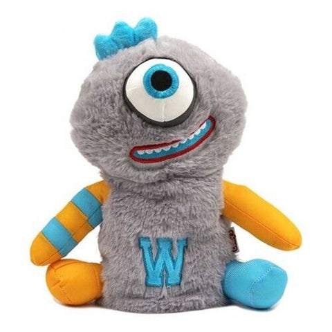 Monster Wood Head Cover Golf Club Doll Headcover (Gray)