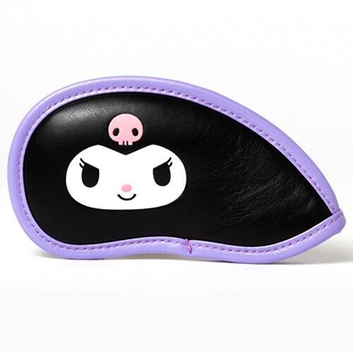 Sanrio Kuromi 9P Golf Iron Head Cover Set Cute Headcover #4/5/6/7/8/9/P/A/S