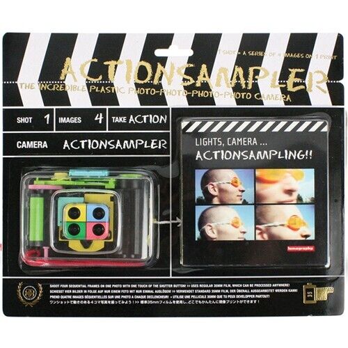 Lomography ActionSampler Kit 4 Lenses 35mm Analog Film Camera (Clear)