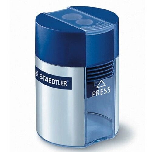 (10 Pcs) STAEDTLER 512-001 Double-Hole Tub Pencil Sharpener