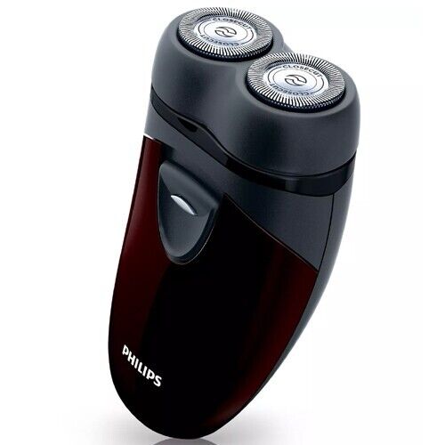 Philips PQ206 Men's 2-Head Close Cut Electric Shaver Travel Clean AA Powered