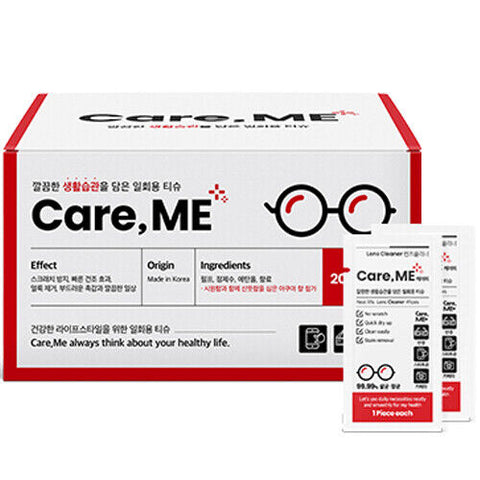 CareME Lens Cleaning 200 Wipes Eye Glasses Computer Optical Lenses Cleaner