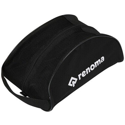 Renoma Golf Shoe Ventilated Case Sports Travel Accessory Mesh Pouch Bag (Black)