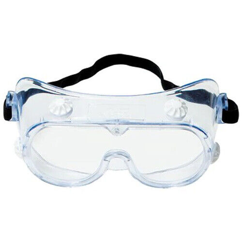 3M 334AF 40661 Chemical Splash Goggle Safety Eyewear Protection Anti-Fog Lens