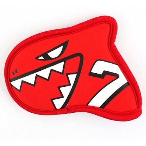 Aimshark Palette 9 Pcs Iron Head Cover 5-9/S/A/P/X Golf Club Headcover (Red)