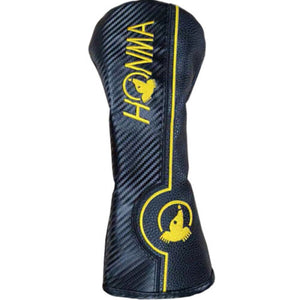 Honma Head Cover Golf Club Headcover (Black) for Driver/Wood 3/Wood 5/Utility