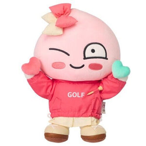 Apeach Ribbon Costume Edition Golf Driver Head Cover Cute Doll Club Headcover