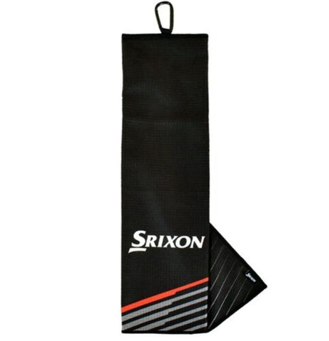 Srixon Golf Tour Microfiber Player Tri-Fold Bag Towel with Clip