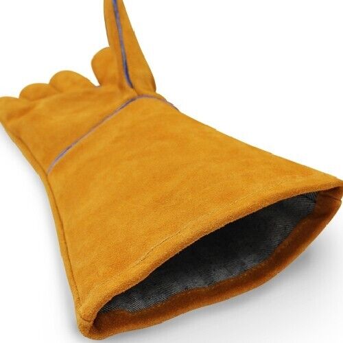 Kamelo 915-L Leather Welding Camping Gloves Heat Resistant CO2 TIG Arc Furnace