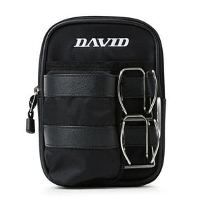 David Park Golf Waist Belt Pouch Ball Holder Bag (Black)