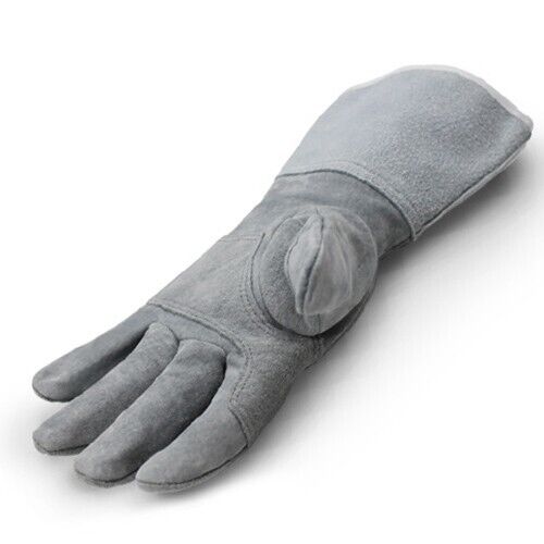 Kamelo 809-L Leather Welding Camping Gloves Heat Resistant TIG Arc Furnace (Gray)