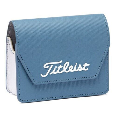 Titleist Golf Rangefinder Cover Case Distance Finder Holder Magnetic On/Off (Blue)
