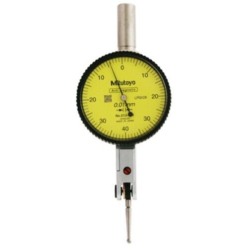 Mitutoyo 513-471-10E Dial Test Indicator Basic Standard Set 0.14 mm