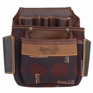 Kaya KL-205 6-Pocket Working Multi Purpose Tools Pouch Holder Bag for Waist Belt