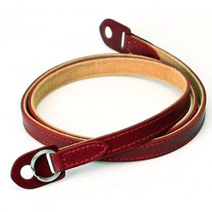 Ciesta RF12 Genuine Leather Strap (Deep Red) for Leica Nikon Contax Olympus