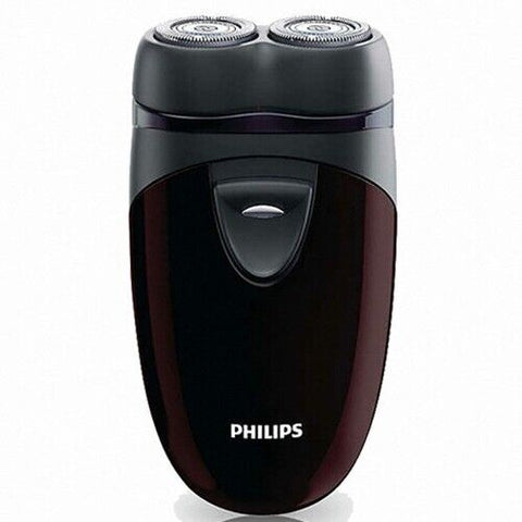 Philips PQ206 Men's 2-Head Close Cut Electric Shaver Travel Clean AA Powered