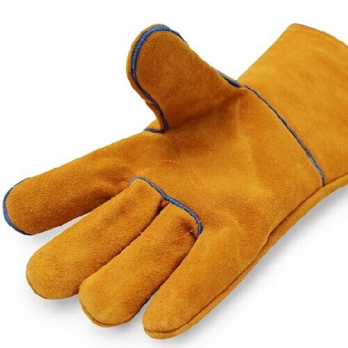 Kamelo 915-L Leather Welding Camping Gloves Heat Resistant CO2 TIG Arc Furnace