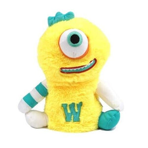 Monster Wood Head Cover Golf Club Doll Headcover (Yellow)