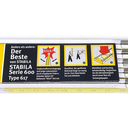 Stabila 617 Wooden Folding Rule 2M cm/mm Das beste System