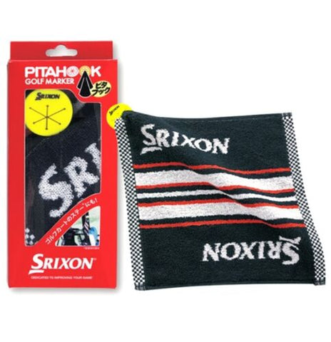 Srixon Golf Tour Microfiber Player Towel with Magnetic Holder
