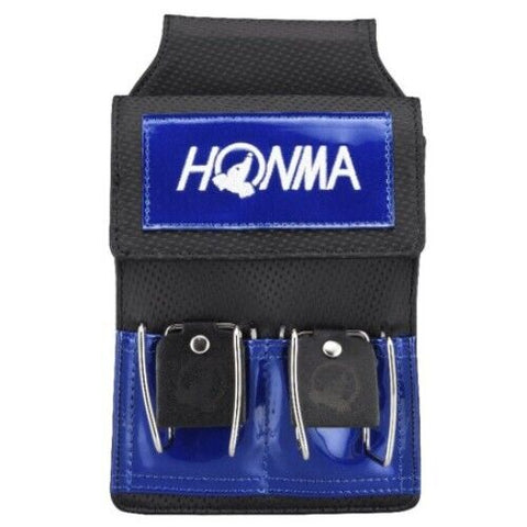 Honma Park Golf Waist Belt Pouch Ball Holder Bag (Blue)