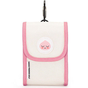 Kakao Friends Golf Rangefinder Distance Meter Measuring Case Pouch - Apeach Pink