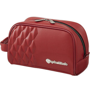 TaylorMade Premium Classic Pouch Accessory Case Golf Sports Bag (Burdundy Red)