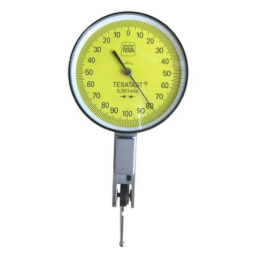 Tesa Dial Test Indicator S18001695 Swisstast Range 0.2mm 0.001mm Lever Type