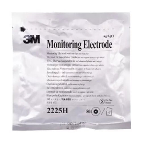 (10 Packs) 3M Monitoring Electrode 2225H Size 3.3 x 4 cm - 50 Pcs For Children