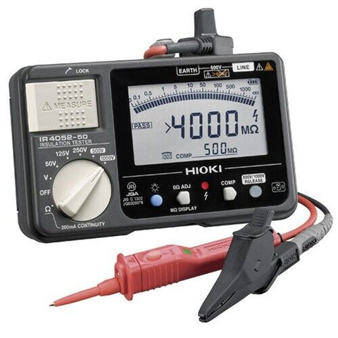 Hioki IR4052-50 Digital Insulation Resistance Tester 1000V