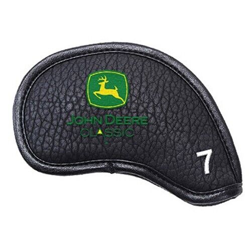 PGA TOUR 9P John Deere Classic Iron Head Cover PU Headcover Golf Club 4-9/S/A/P