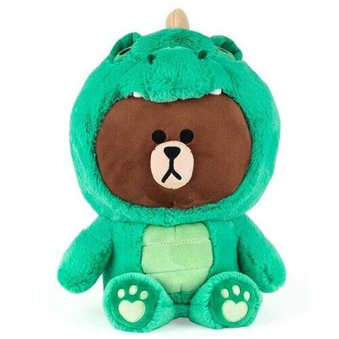 Line Friends Dino Brown Driver Head Cover Golf Cute Doll Headcover V2