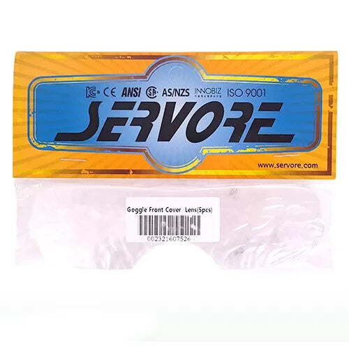 (10 Pcs) Servore Goggle Front Outer Lens Cover for Arc-513