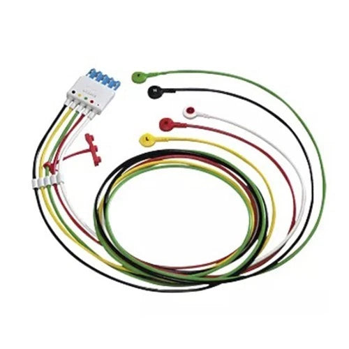 Philips M1645A ECG Cable 5-Lead Set Snap Standard