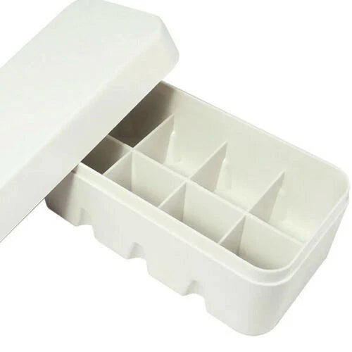 White Film Case Storage Empty Bottle Container for 35mm 135 120 220 Format Dual