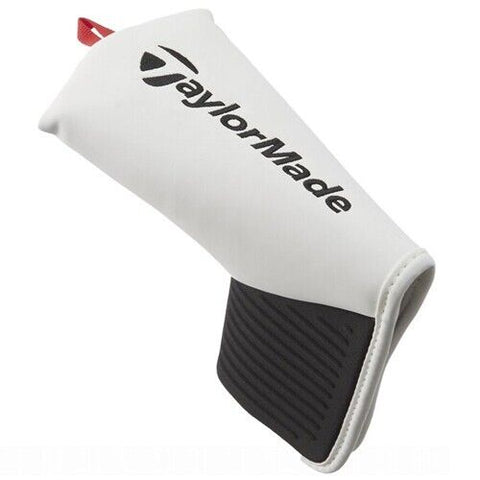 TaylorMade Molded Panel Blade Putter Head Cover Golf Club Headcover (White)