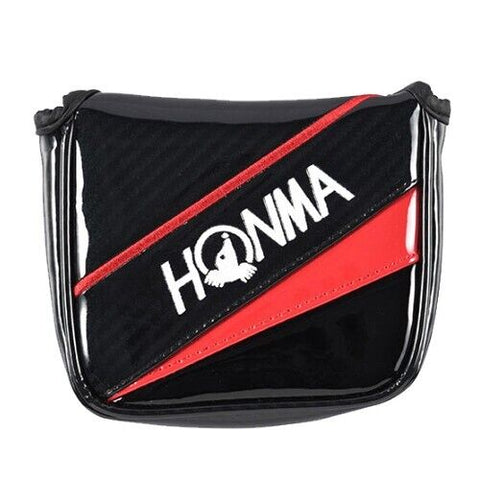 Honma Tour Pro Mallet Putter PT Head Cover Golf Club Headcover (Black)