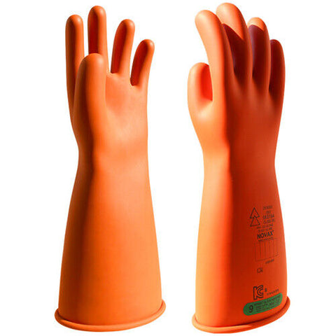 Novax Electrical Insulating Safety Gloves 500V (28 cm/11 Inch)