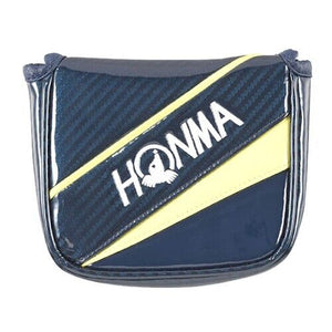 Honma Tour Pro Mallet Putter PT Head Cover Golf Club Headcover (Navy)