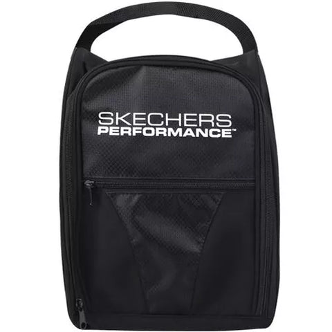 Skechers Performance Shoes Case Sports Travel Accessory Pouch Bag (Black)