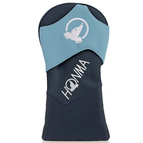 Honma Driver Head Cover Tour Tournament Golf Club Headcover (Navy Blue)