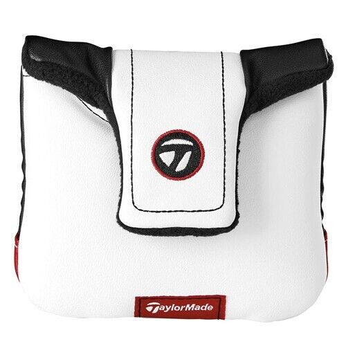 TaylorMade Spider Mallet Putter Head Cover Golf Club Headcover (White)