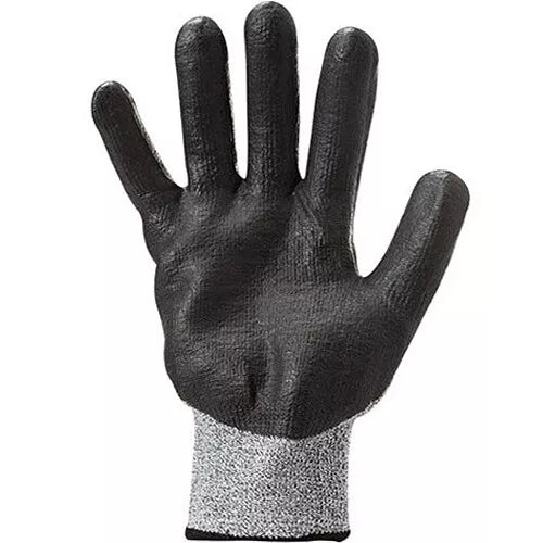 (2 Pair) 3M Cut Resistant Level-5 Safety Gloves UHMWPE Nitrile Foam (Gray)