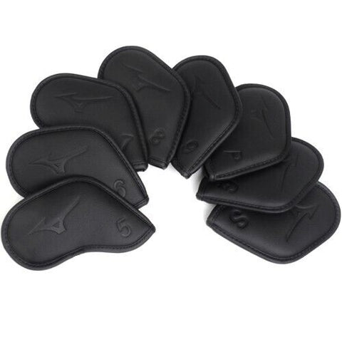 Mizuno PU RB 3D Iron Head Cover Set (8 Pcs) #5-9/P/G/S Golf Club Headcover Black