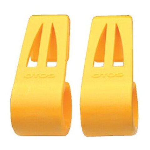 Otos 8 Pcs Goggle Band Clip Holder (Yellow) for U-Shaped Hard Hat Helmet Goggles