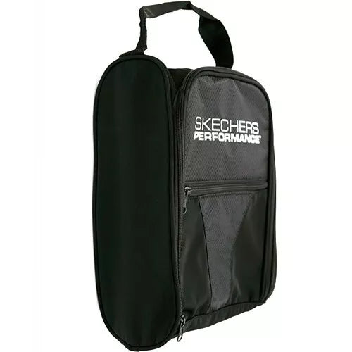 Skechers Performance Shoes Case Sports Travel Accessory Pouch Bag (Black)