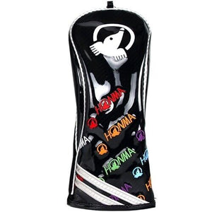 Honma Utility Hybrid Rescue Head Cover Golf Club Headcover (Black)