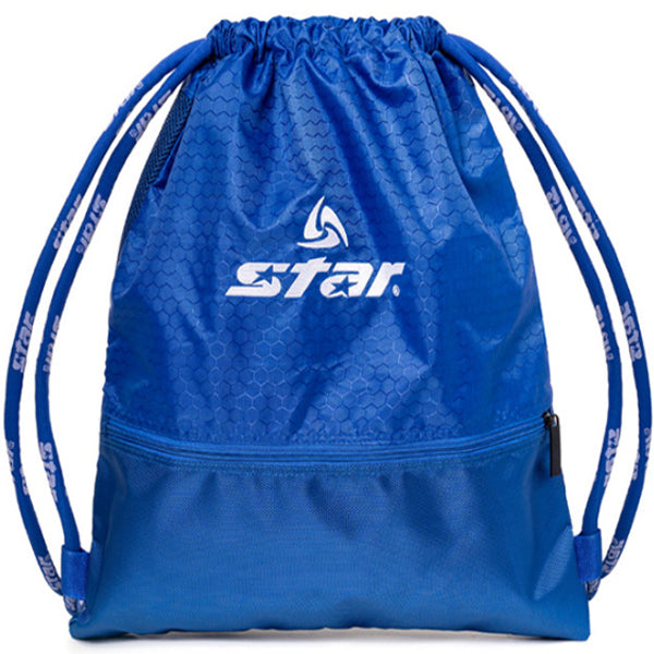 STAR Football Soccer Gym Basketball Sports Shoes Bag Travel Shoe Pouch Sack (Blue)