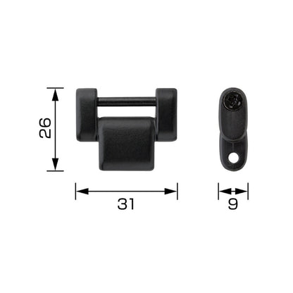 Tajima SFP-JPBK Custom Safety Holder Connecting Parts (Black)